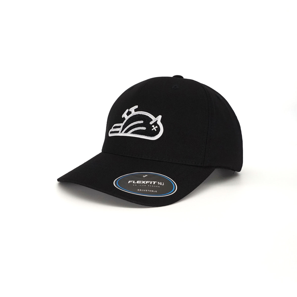 Golf Hat Birdie Slayer Black Adjustable Flexfit NU® Pure Bomb