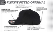 Birdie Slayer - Black Flexfit Fitted Golf Hat