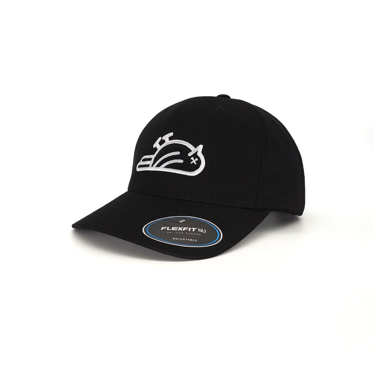 Golf Hat - Birdie Slayer - Black Adjustable Flexfit NU