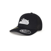 Birdie Slayer - Silver/White - Black Flexfit® 110 Trucker Golf Hat