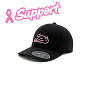 Birdie Slayer - Black Flexfit NU® Breast Cancer Awareness Golf Hat