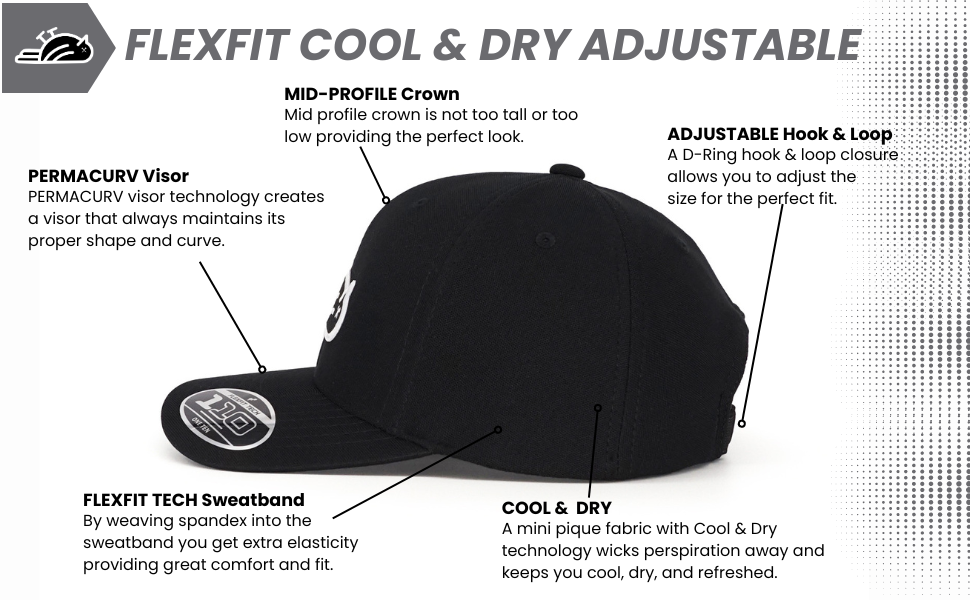 Birdie Slayer - Black Flexfit® 110P Performance Golf Hat