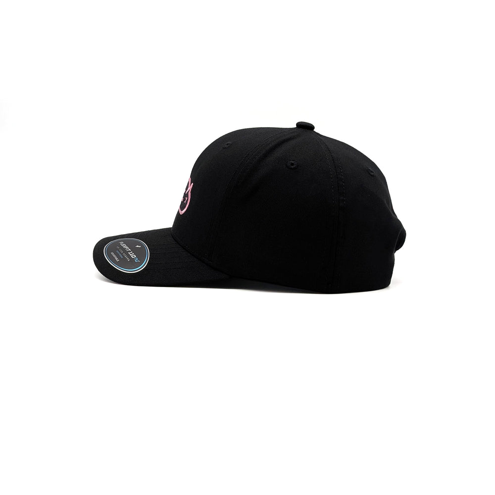 Birdie Slayer - Black Flexfit NU® Breast Cancer Awareness Golf Hat