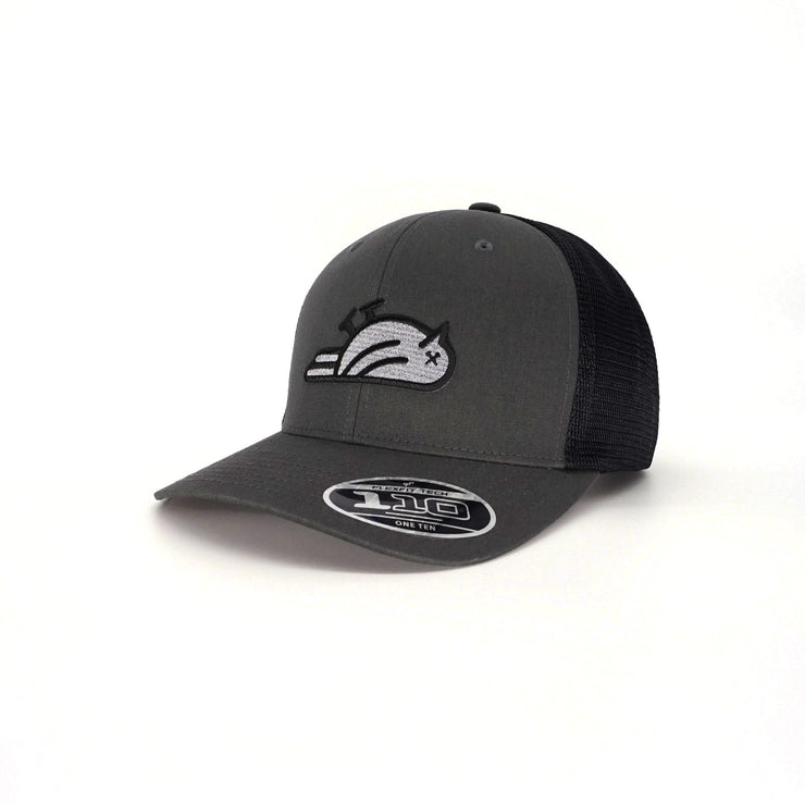 Birdie Slayer - Charcoal & Black Flexfit® 110 Trucker Golf Hat