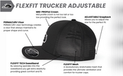 Birdie Slayer - Charcoal Flexfit® 110 Trucker Golf Hat