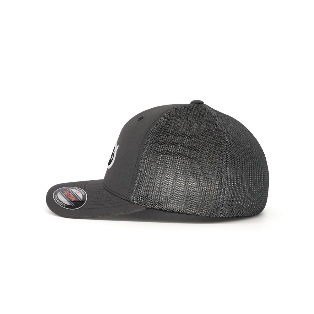 Birdie Slayer - Charcoal Flexfit® Fitted Trucker Golf Hat