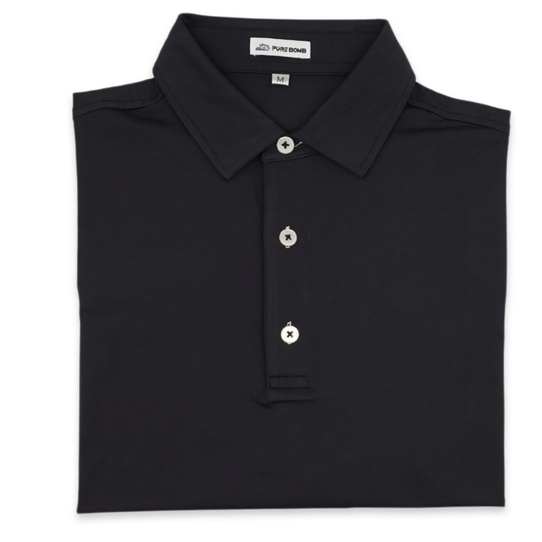 Birdie Slayer - Solid Black Polo