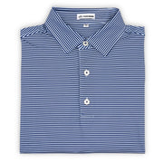 Birdie Slayer - Striped It Navy & White Polo