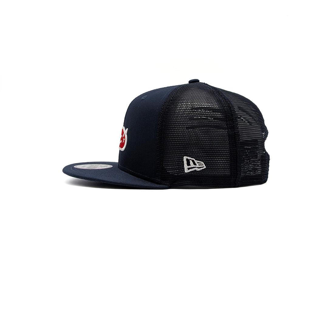 Birdie Slayer - Deep Navy Trucker - Red/White Logo - New Era 9Fifty Snapback Golf Hat