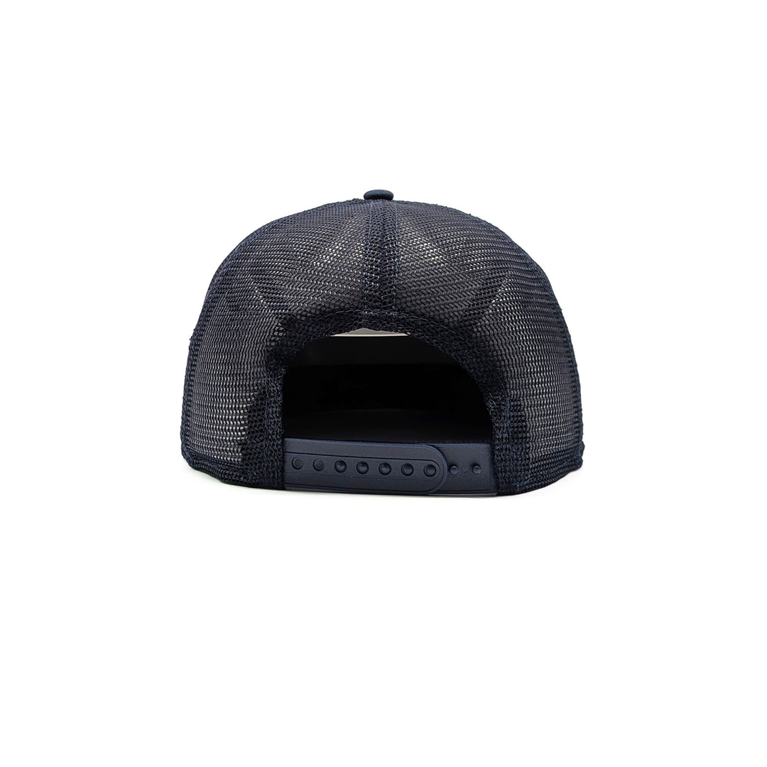 Birdie Slayer - Deep Navy Trucker - Red/White Logo - New Era 9Fifty Snapback Golf Hat