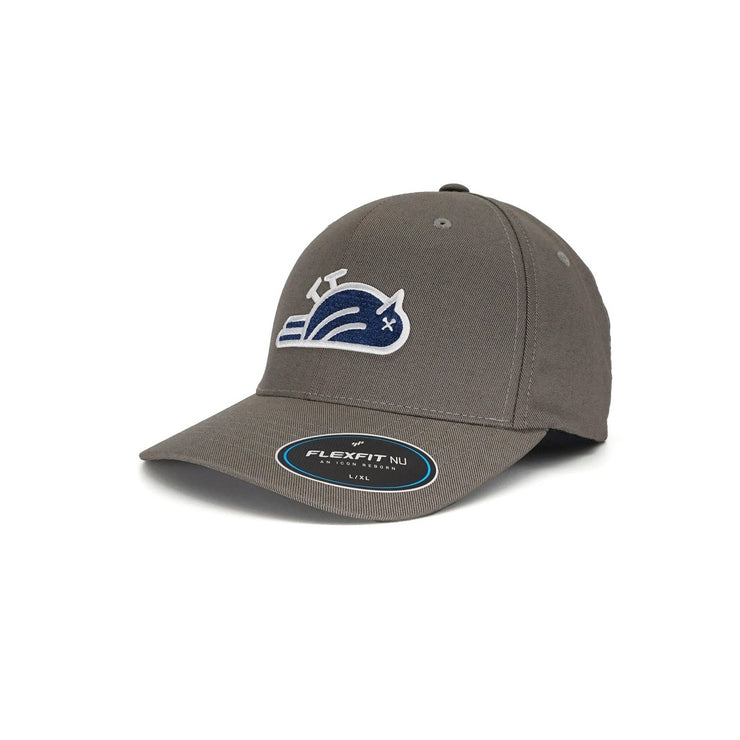 Birdie Slayer - Gray Flexfit NU® Fitted Performance Golf Hat