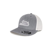 Birdie Slayer - Heather Gray & White Flexfit® 110 Trucker Golf Hat