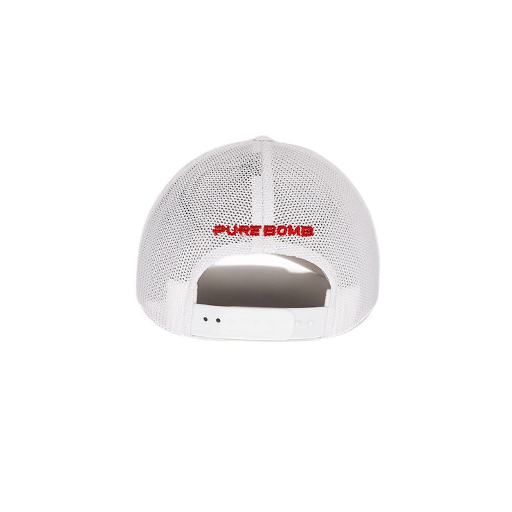 Birdie Slayer - White Richardson 112+ Flexfit® Premium Trucker Golf Hat