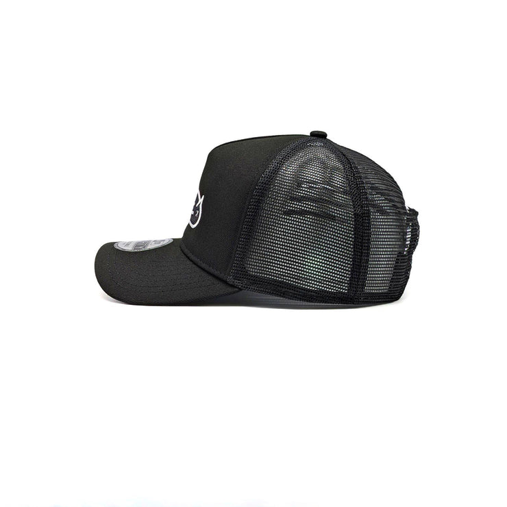 Birdie Slayer - Black Trucker New Era 9Forty A-Frame Snapback Golf Hat