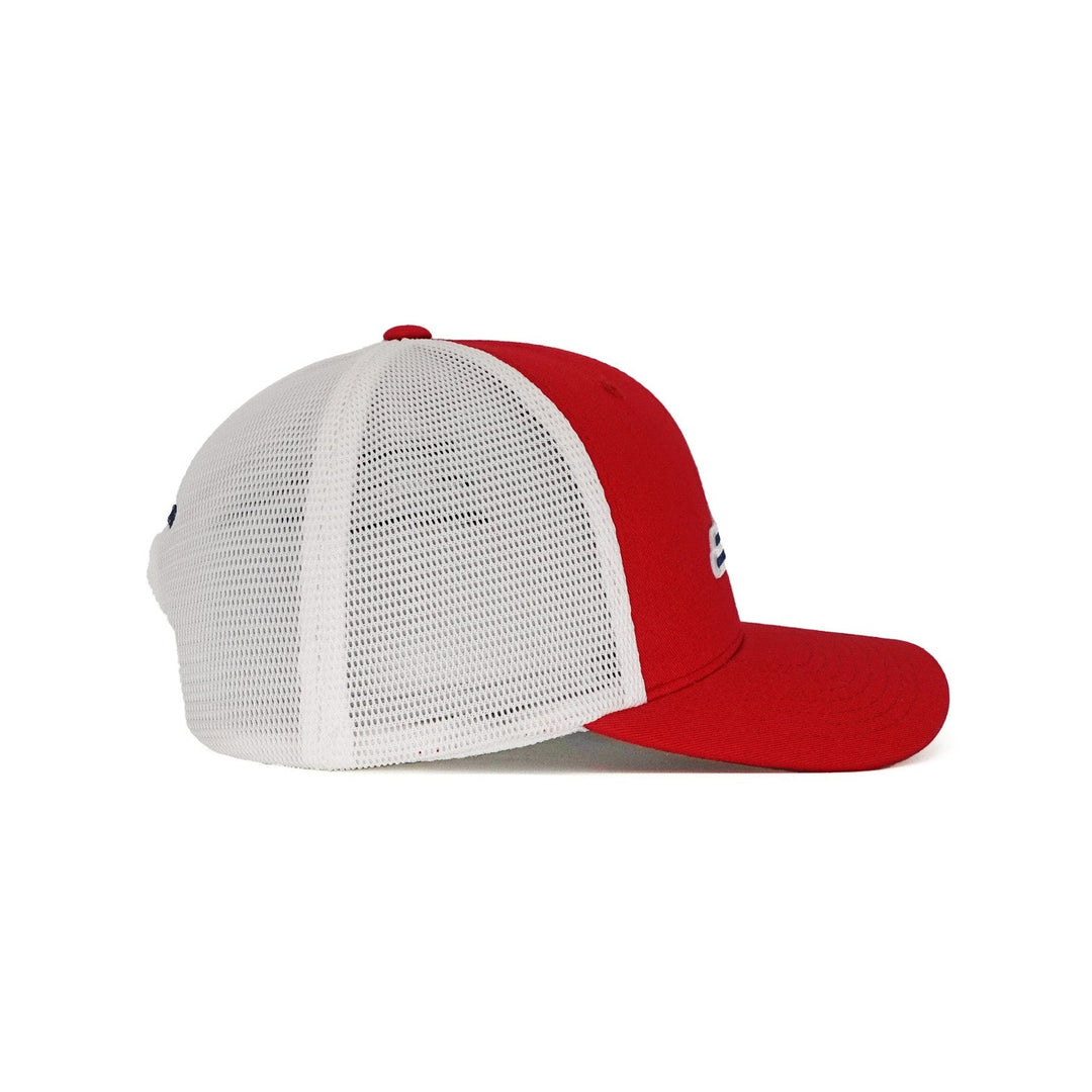 Birdie Slayer - Red &amp; White Flexfit® 110 Trucker Golf Hat