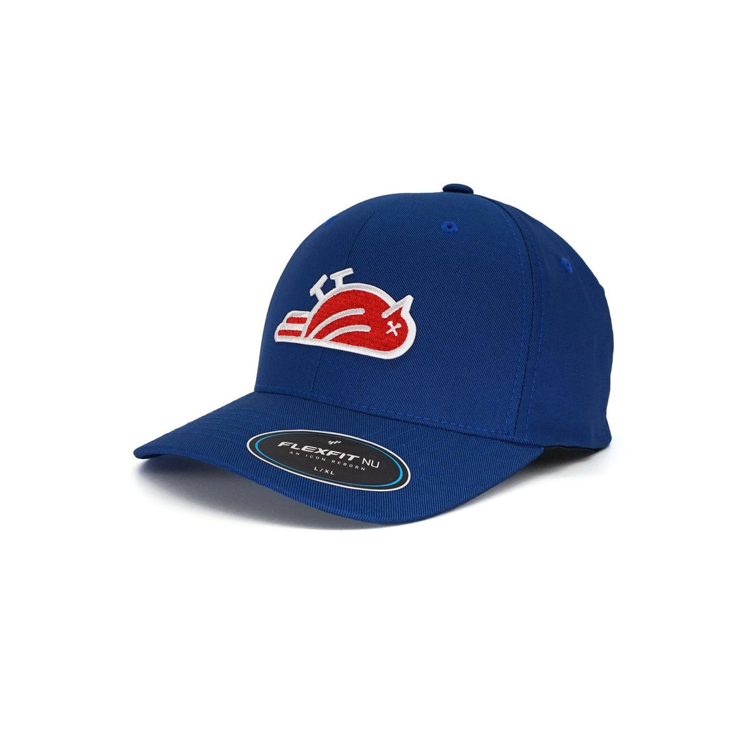 Birdie Slayer® - Flexfit NU® - Stretch Fitted -  Royal - Red/White
