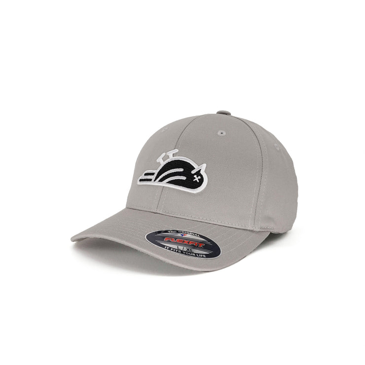 Birdie Slayer - Silver Flexfit® Fitted Golf Hat