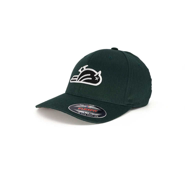 Birdie Slayer - Spruce Green Flexfit® Fitted Golf Hat