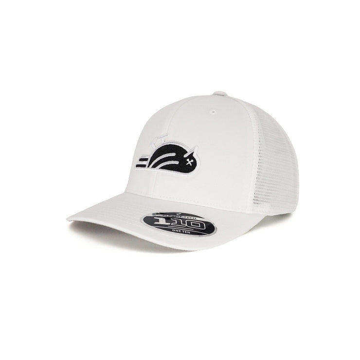 Birdie Slayer - Black/White - White Flexfit® 110 Trucker Golf Hat