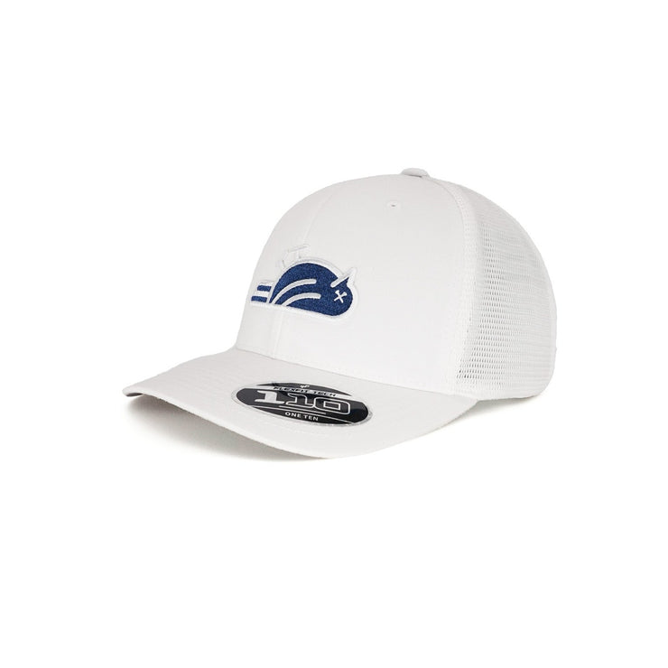 Birdie Slayer - Navy/White - White Flexfit® 110 Trucker Golf Hat