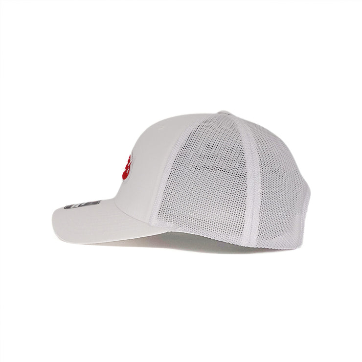 Birdie Slayer - White Richardson 112+ Flexfit® Premium Trucker Golf Hat