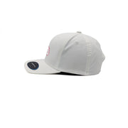 Birdie Slayer - White Flexfit NU® Breast Cancer Awareness Golf Hat