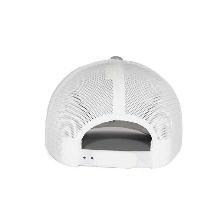 Birdie Slayer - Silver & White Flexfit® 110 Trucker Golf Hat