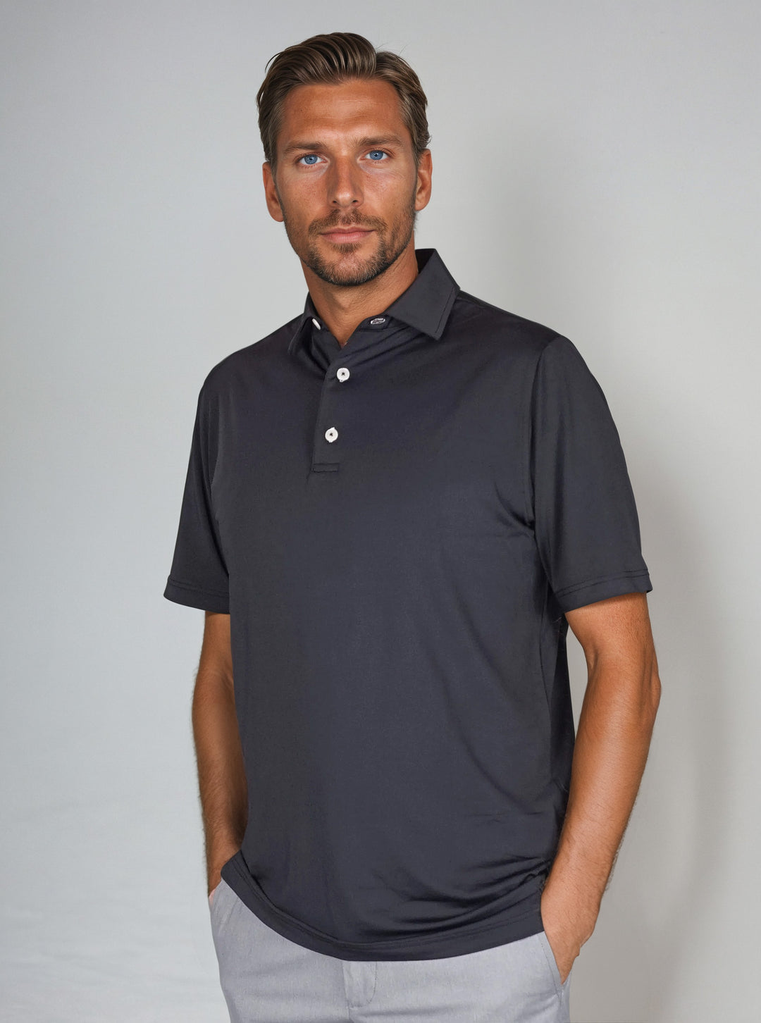 Birdie Slayer - Solid Black Polo