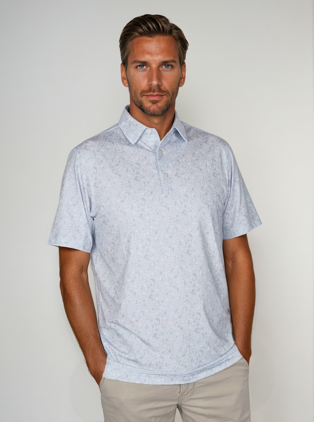 Birdie Slayer - Gray Clover Polo