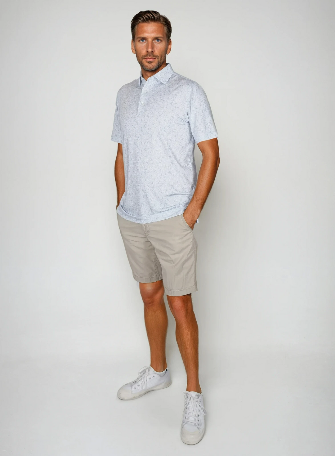 Birdie Slayer - Gray Clover Polo