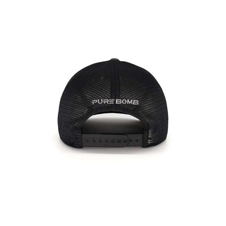 Birdie Slayer - Charcoal & Black Flexfit® 110 Trucker Golf Hat