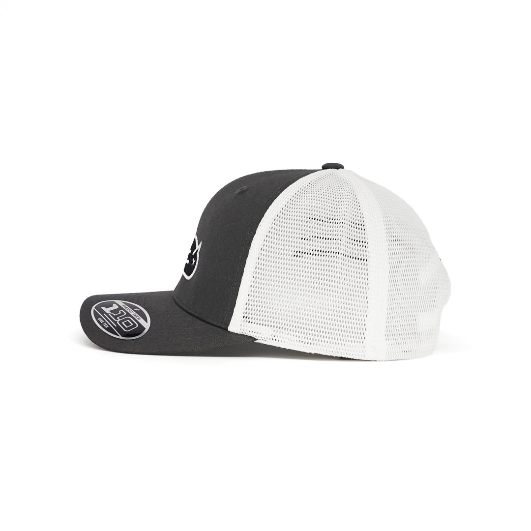 Birdie Slayer - Charcoal &amp; White Flexfit® 110 Trucker Golf Hat