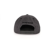 Birdie Slayer - Dark Heather Gray & Black Wool Blend Snapback Golf Hat