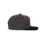 Birdie Slayer - Dark Heather Gray & Black Wool Blend Snapback Golf Hat