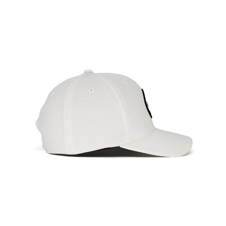 Eagle 3 - White Flexfit NU® Adjustable Performance Golf Hat