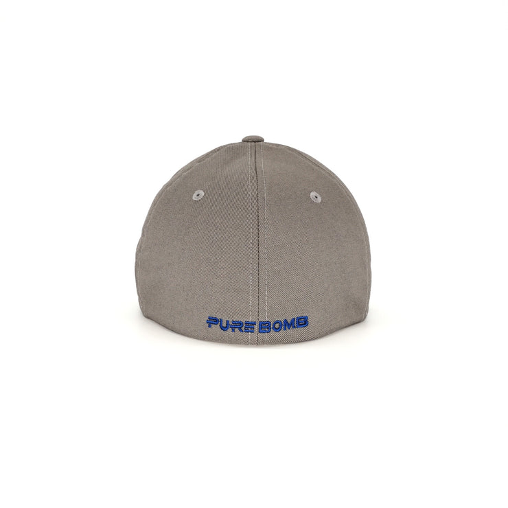 Birdie Slayer - Gray Flexfit NU® Fitted Performance Golf Hat