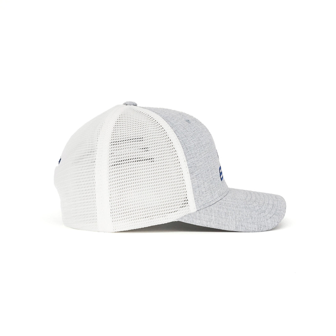 Birdie Slayer® - Flexfit® 110 - Trucker - Silver Melange/White - Blue/White