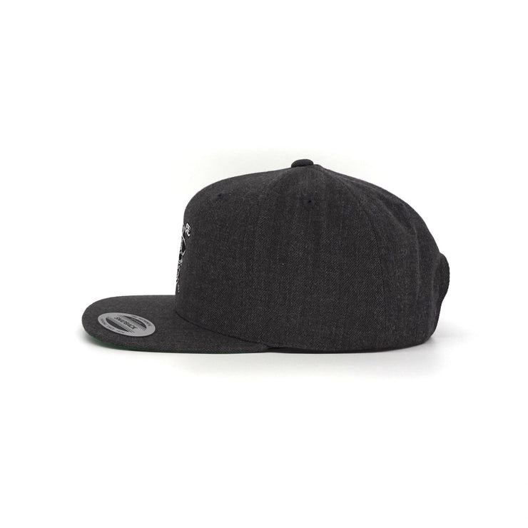 Golf Nerd - Dark Heather Wool Blend Snapback Golf Hat