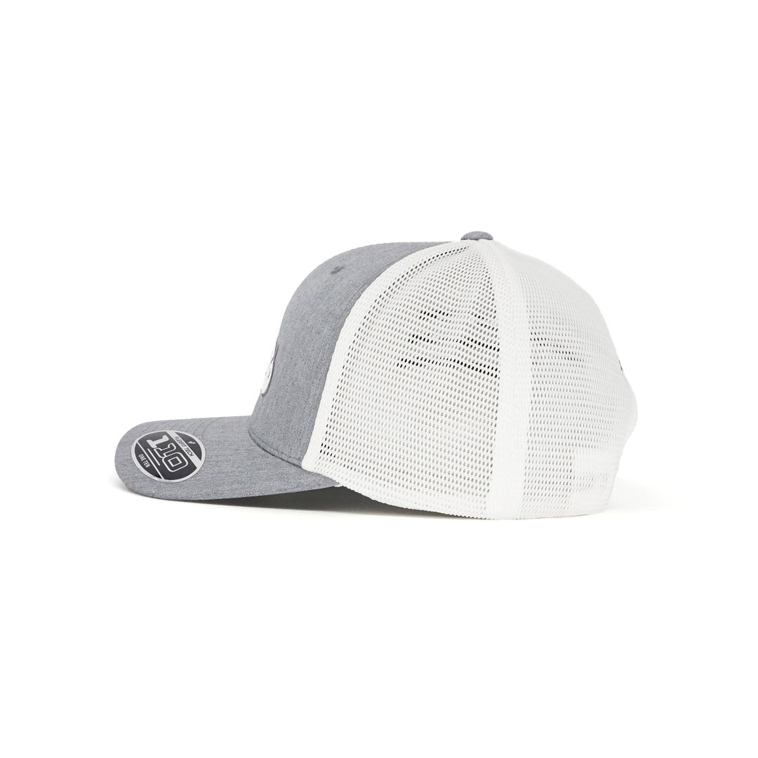 Birdie Slayer - Heather Gray &amp; White Flexfit® 110 Trucker Golf Hat