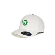 Pure Bomb Icon - White Flexfit NU® Adjustable Performance Golf Hat