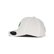 Pure Bomb Icon - White Flexfit NU® Adjustable Performance Golf Hat