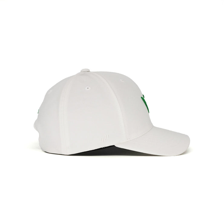 Pure Bomb Icon - White Flexfit NU® Adjustable Performance Golf Hat