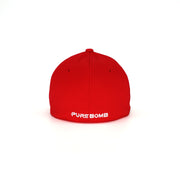 Birdie Slayer - Red Flexfit NU® Fitted Performance Golf Hat