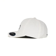 Birdie Slayer -  Black/White - White Flexfit NU® Fitted Performance Golf Hat