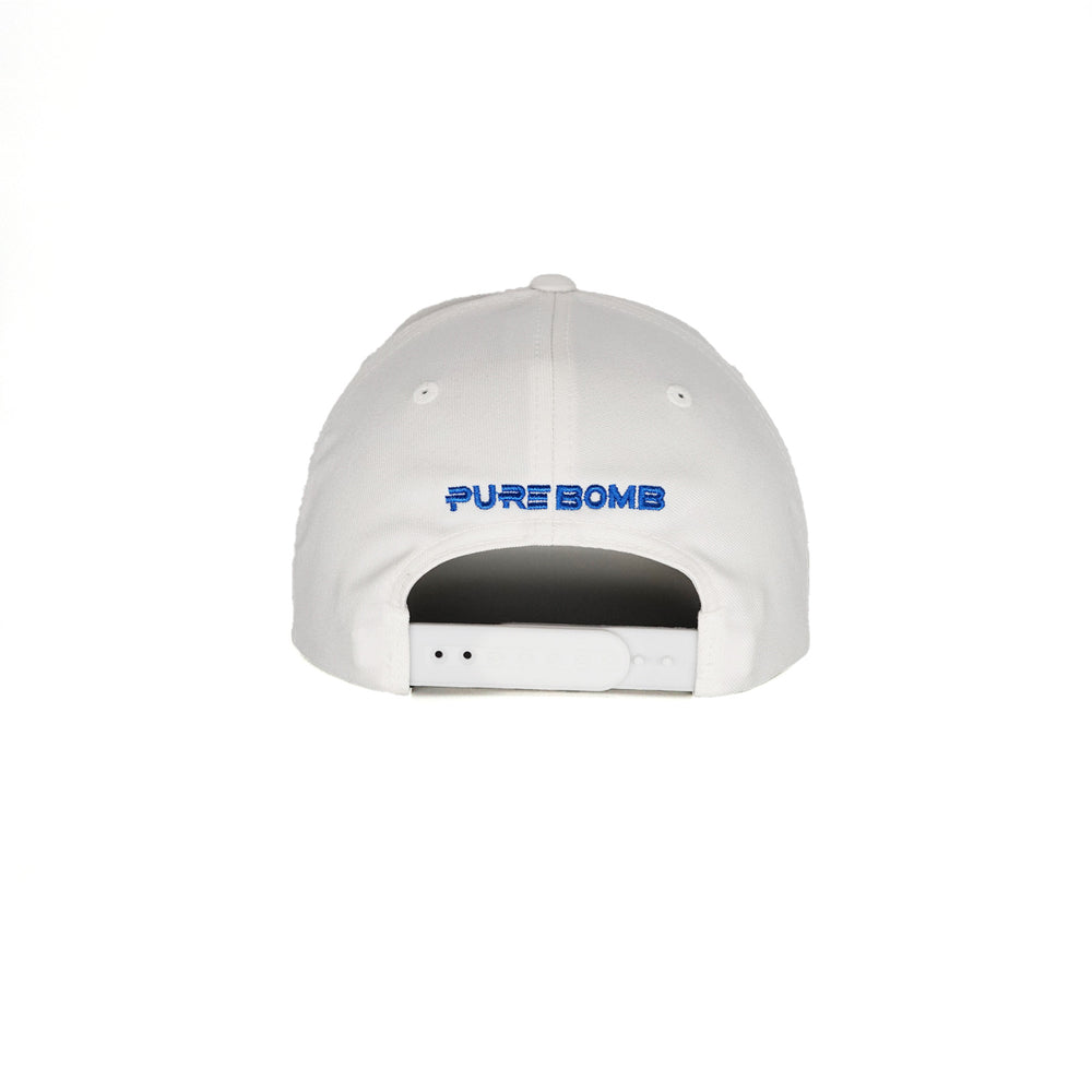 Birdie Slayer - Blue/White - White Flexfit NU® Adjustable Performance Golf Hat