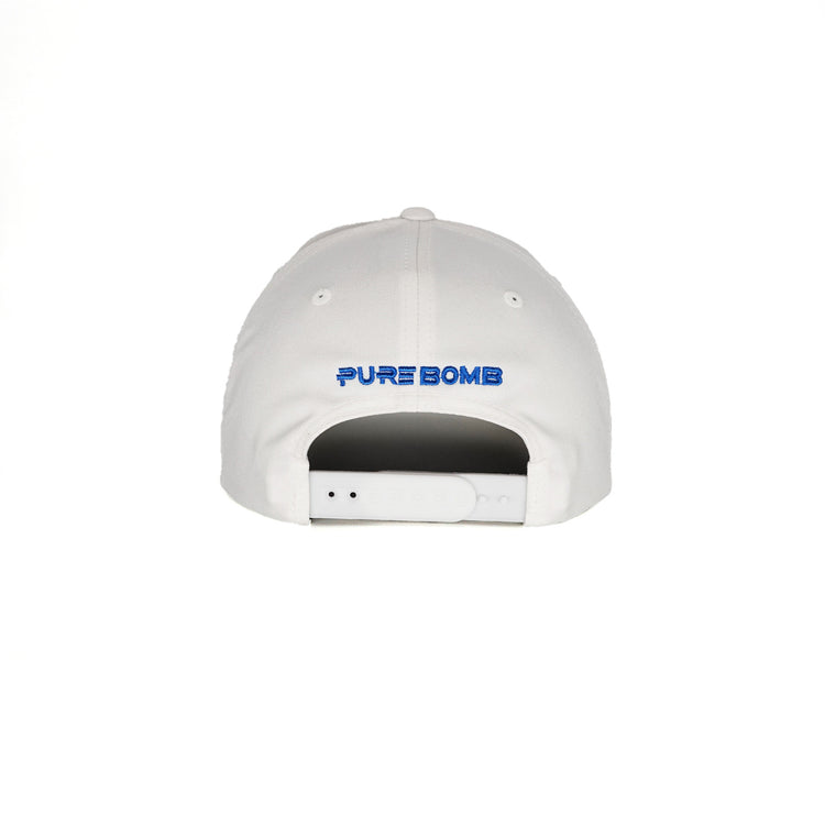Golf Hat - Birdie Slayer Blue/White - White Adjustable Flexfit NU