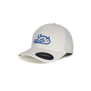 Birdie Slayer - Blue/White - White Flexfit NU® Adjustable Performance Golf Hat