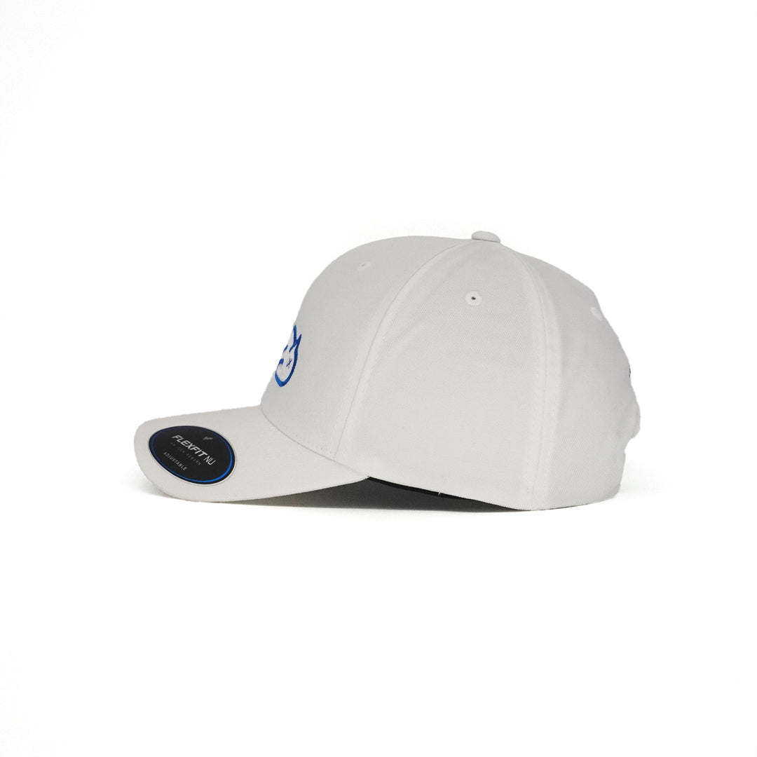 Golf Hat - Birdie Slayer Blue/White - White Adjustable Flexfit NU