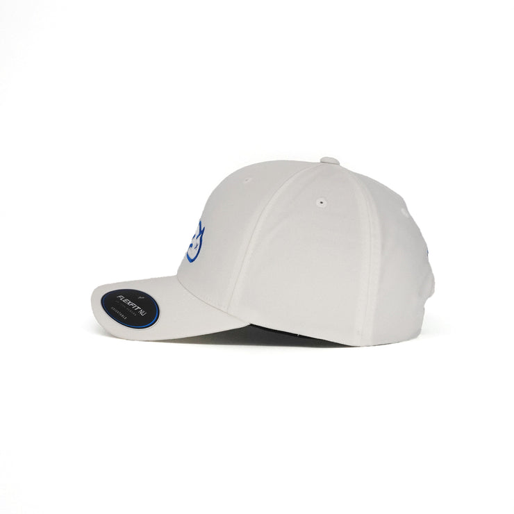 Birdie Slayer - Blue/White - White Flexfit NU® Adjustable Performance Golf Hat