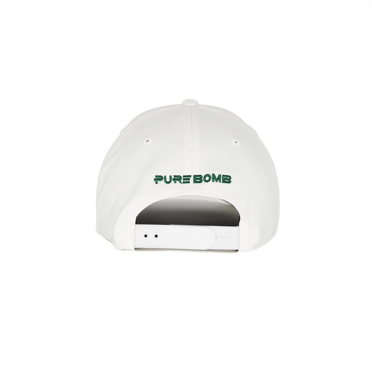 Birdie Slayer - April Dreaming - White Flexfit NU® Adjustable Performance Golf Hat